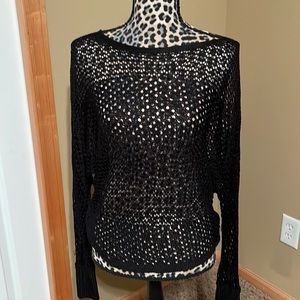 Express Fishnet Sweater